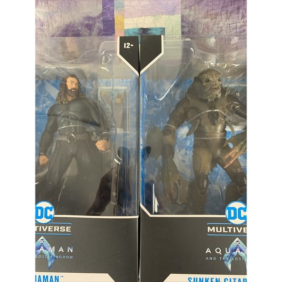 DC Multiverse Aquaman and Lost Kingdom Stealth Suit 12" W/ Sunken Citadel Pirate - Picture 6 of 9